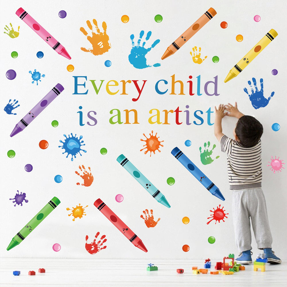 DESERT CAMEL polka dots and paint splatters brighten playrooms.
