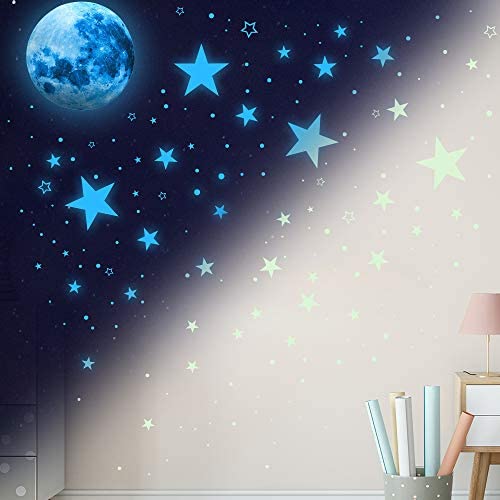 DESERT CAMEL realistic-starry-sky-decal brings a night-sky vibe to any room.