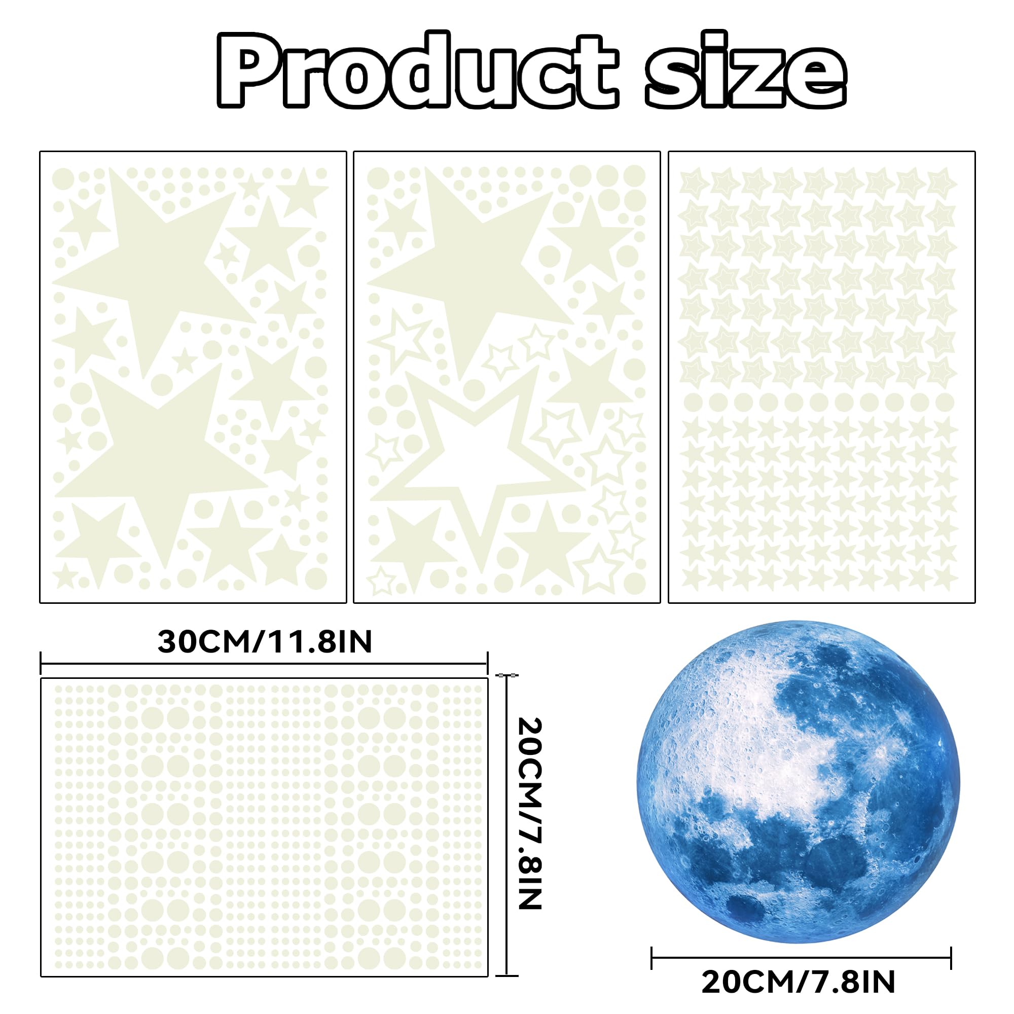 DESERT CAMEL sky-blue moon-decal highlights a soothing glow for gentle bedtime routine.