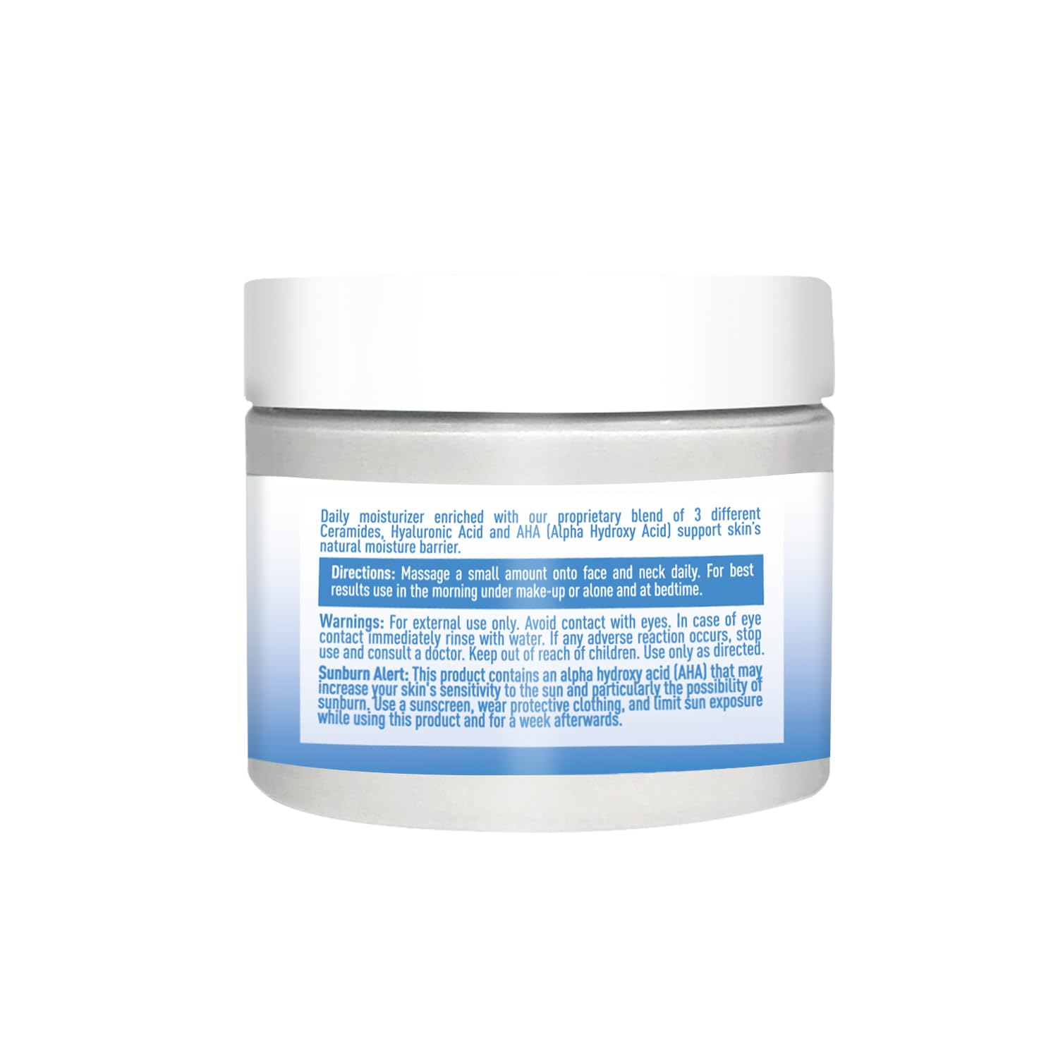 Desert Essence ceramide cream being massaged - gentle care for reactive complexions.