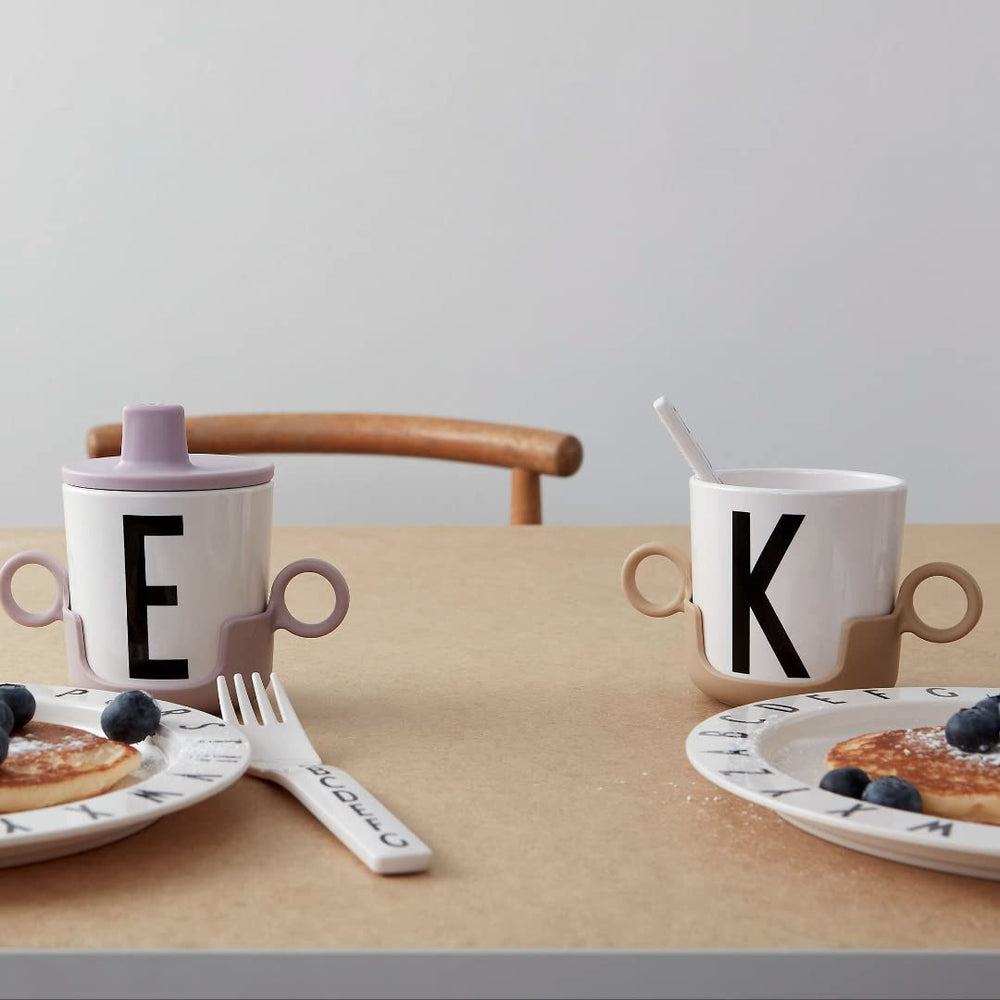 Design Letters melamine texture emphasizes durability for busy families.