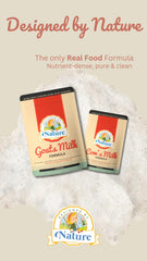 Designed by Nature formula-fed baby calm tummy during feeding time