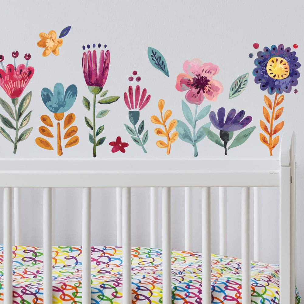 DesignStickers 4.7x4.52-inch flowers provide cohesive smaller accents.