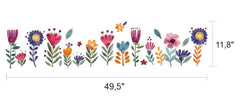 DesignStickers 9.5x8.3-inch flowers create bold wall focal points.