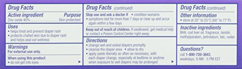 Desitin 40% zinc oxide diaper rash cream in a squeeze tube.