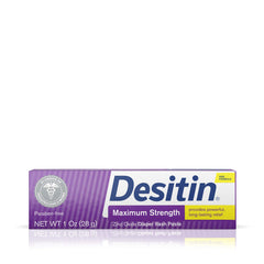Applying Desitin on a baby's bottom for immediate protection.