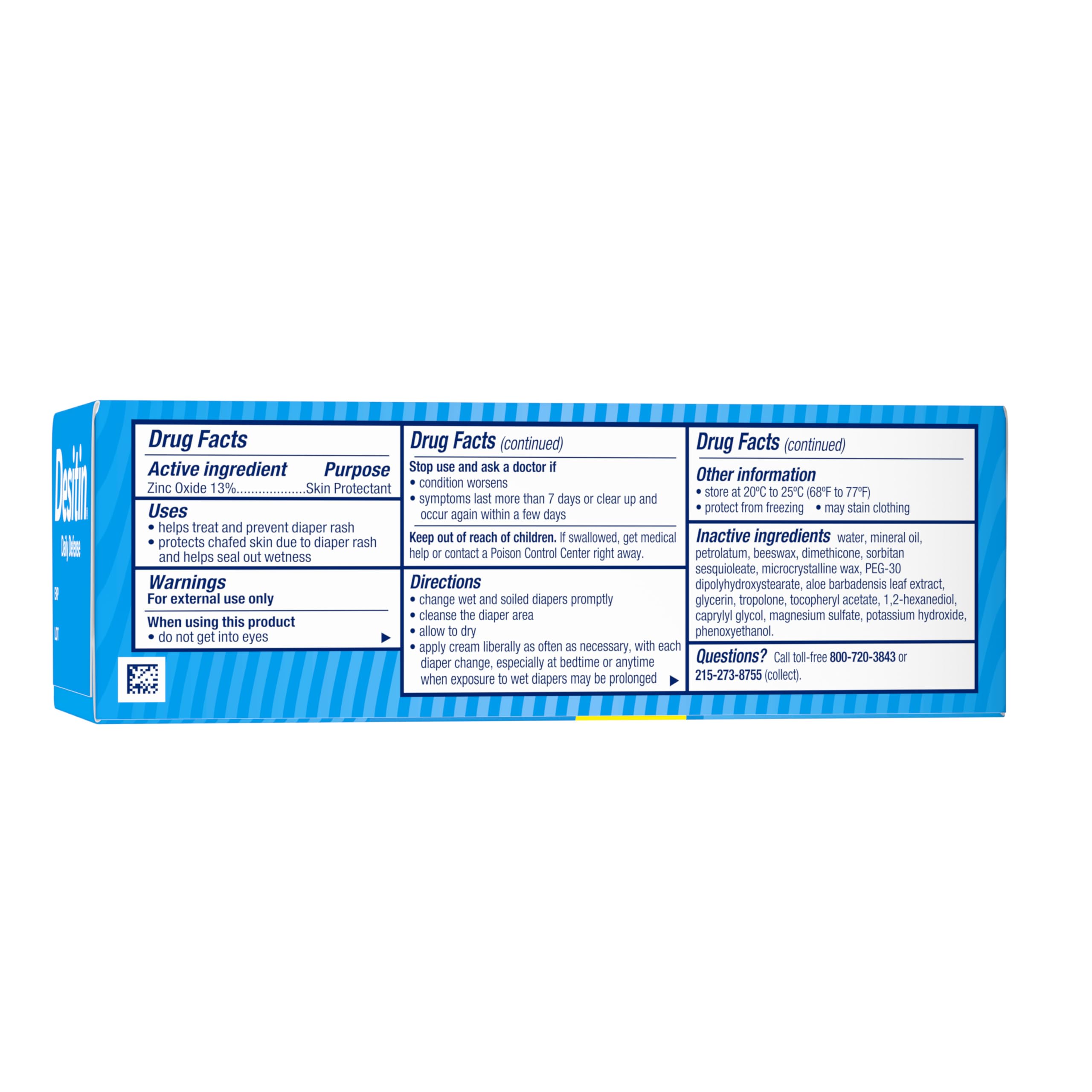 Desitin barrier seals out moisture to help skin stay dry