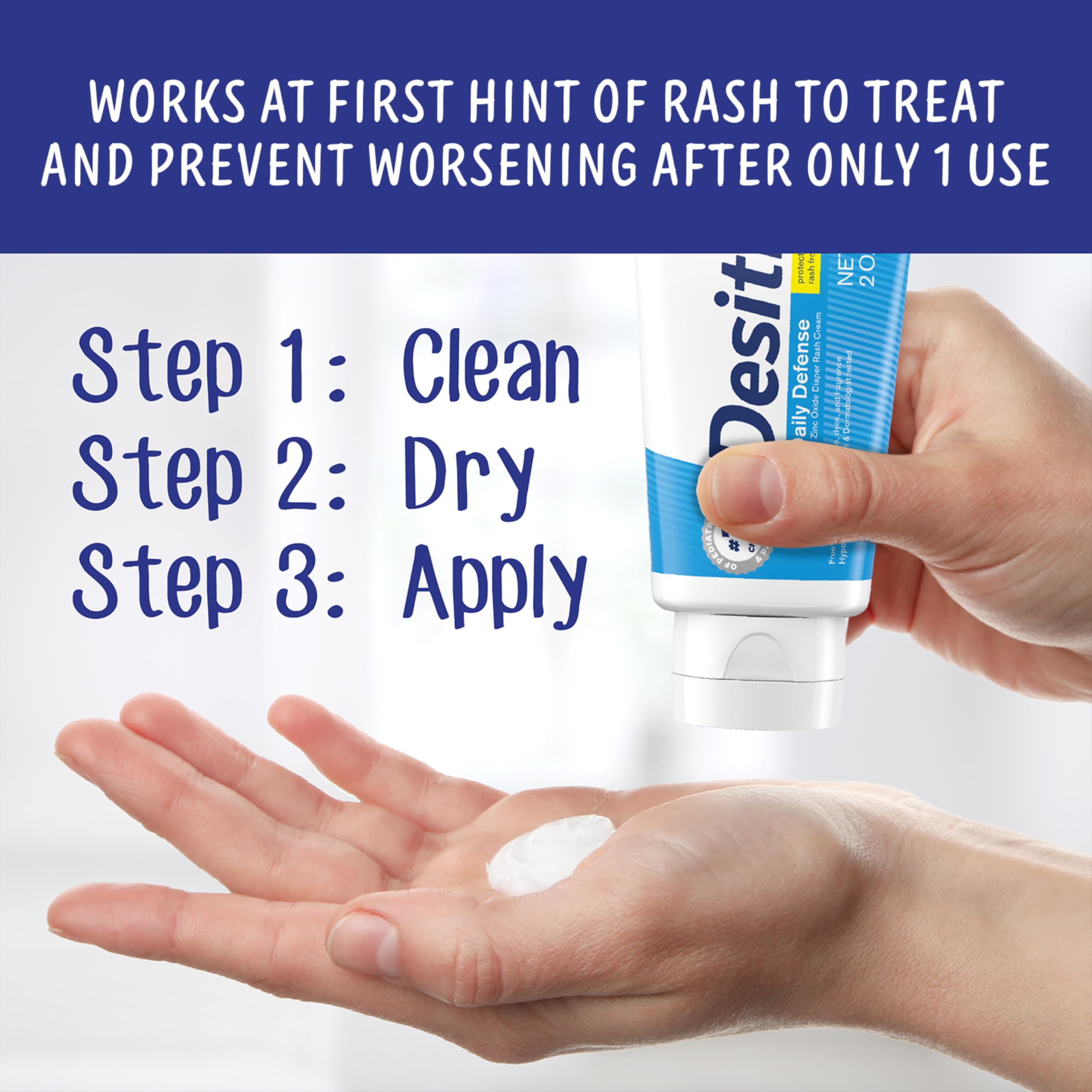 Desitin free of parabens phthalates and dyes for gentle daily care