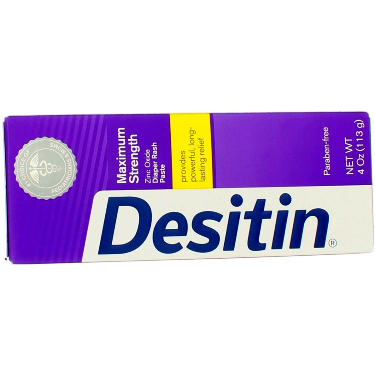 Desitin maximum-strength diaper rash paste six-tube pack ready for busy families.