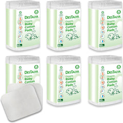 DESTALYA baby cotton pads for diaper change showing gentle cleansing for delicate skin