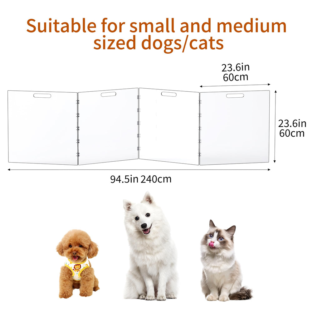 Dewrhiixe clear gate blends with decor while guiding pets between rooms.