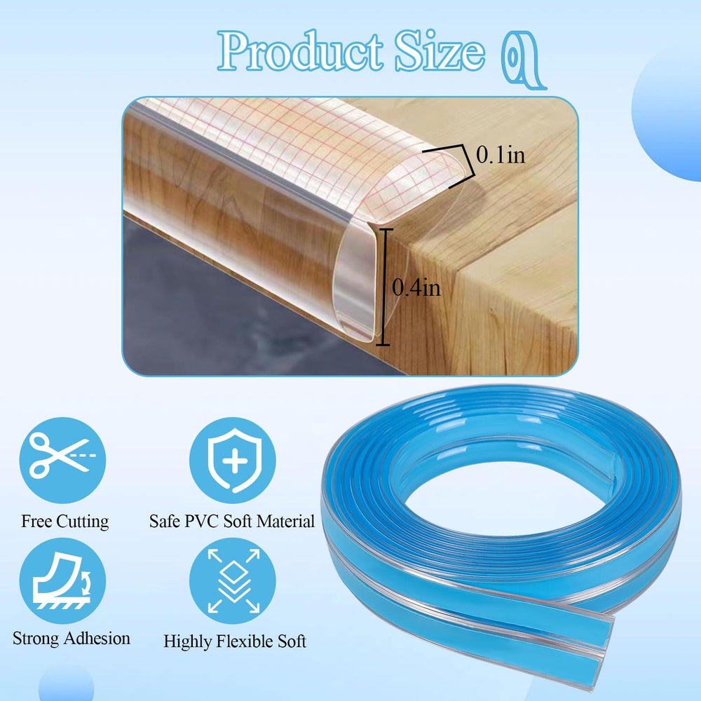 Dexspoeny desk and wall corner protector preserves look and reduces bumps