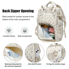 Dezcrab side pockets provide quick access to tissues and bottles.