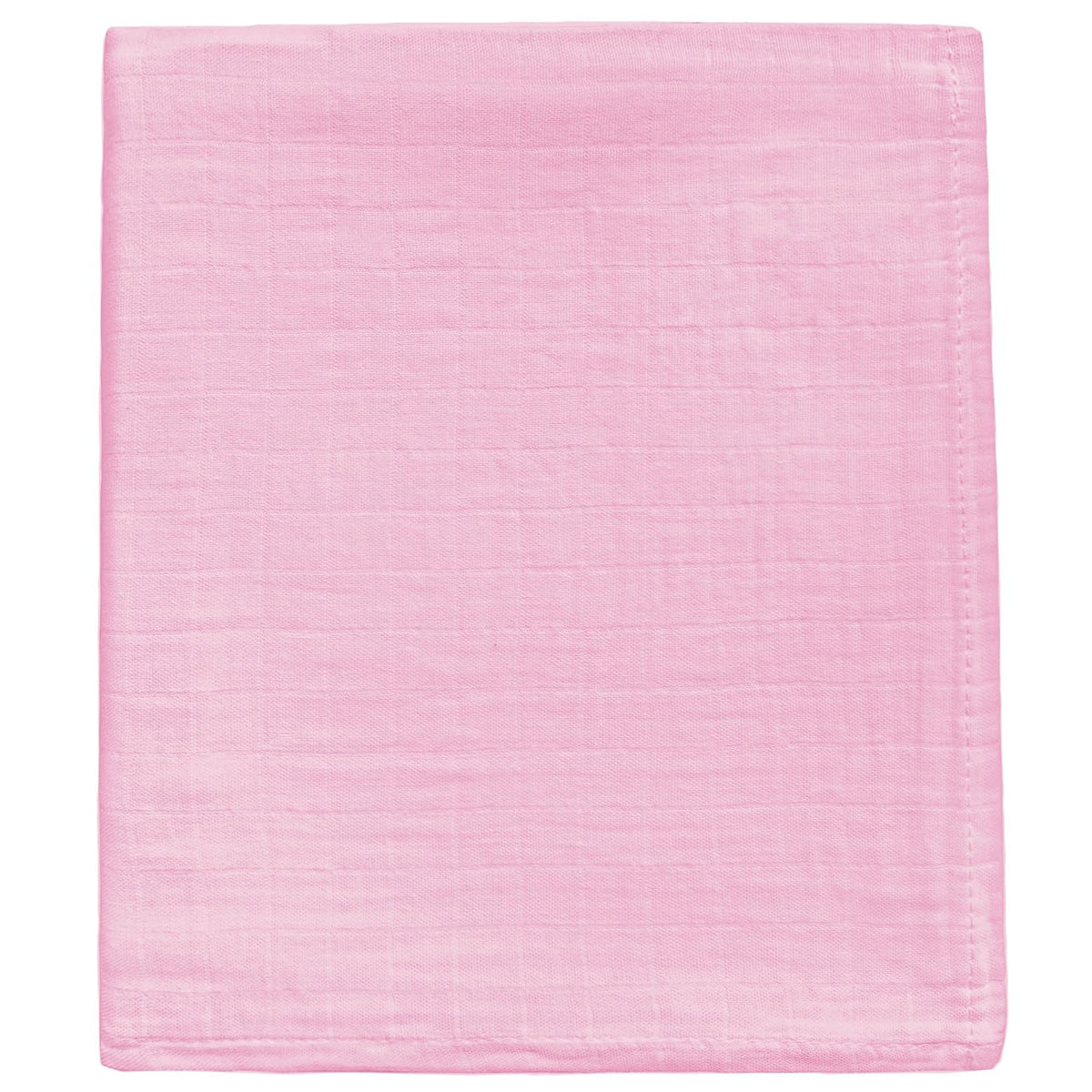 DEZIGKA muslin newborn swaddle blanket in flatlay showing generous size and soft texture