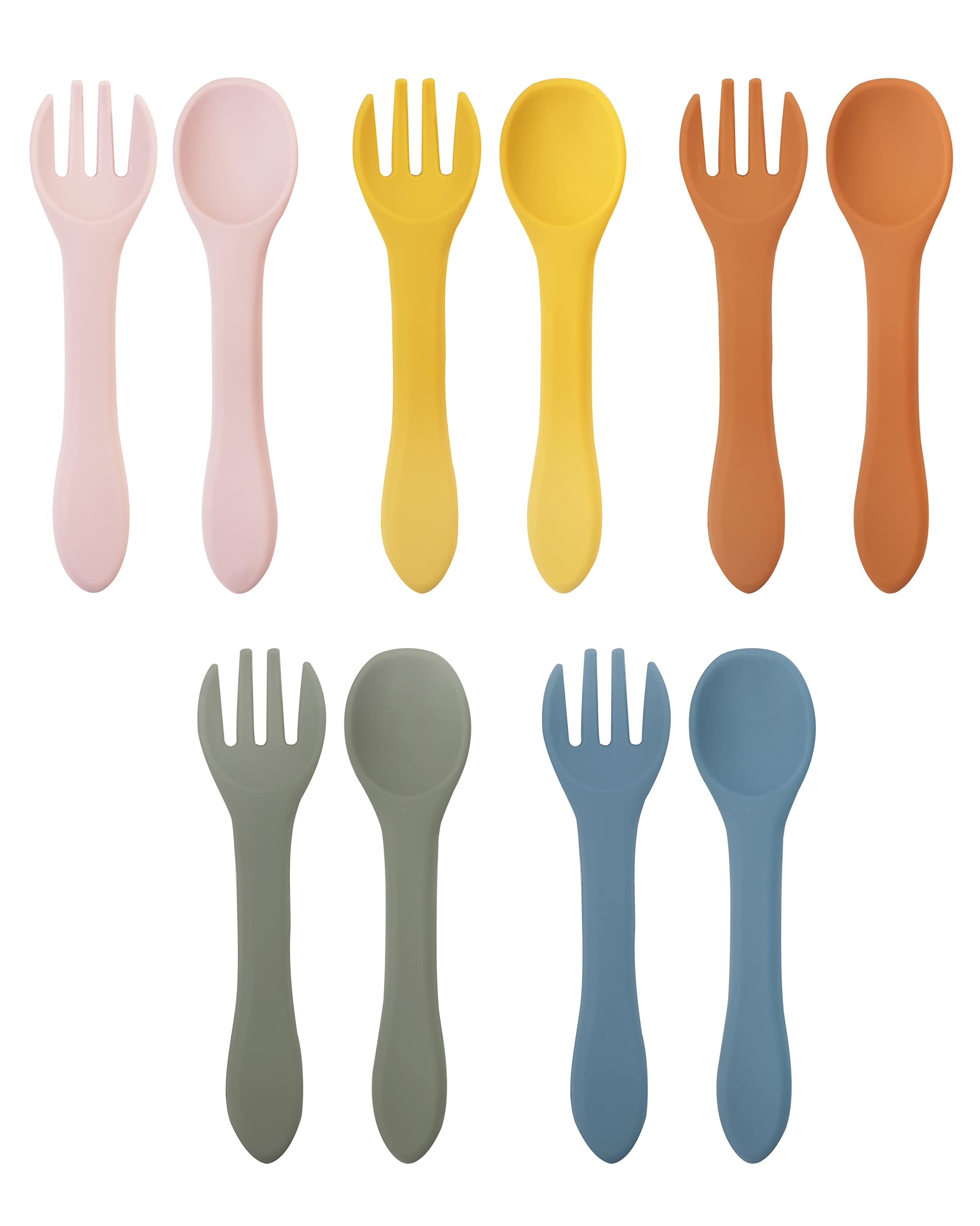 DF DualFerv 10pc baby utensils packaging shows gift-ready set