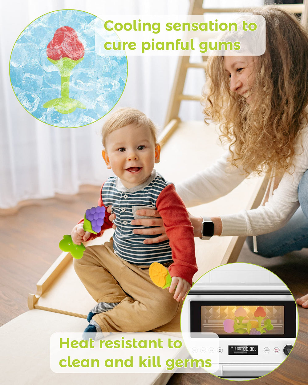 DF DUALFERV baby shower gift teether suitable as a practical present