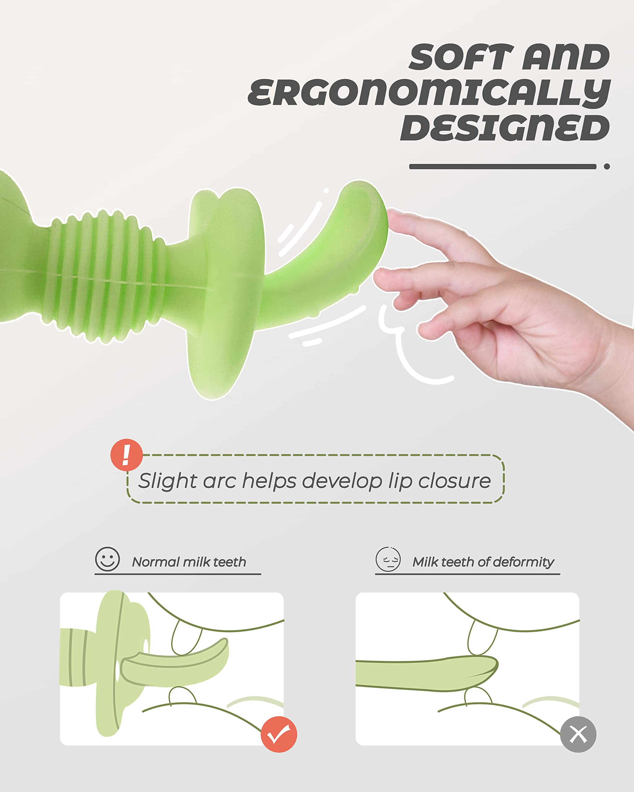 DF DUALFERV first-stage-spoon image emphasizes gentle silicone for early meals