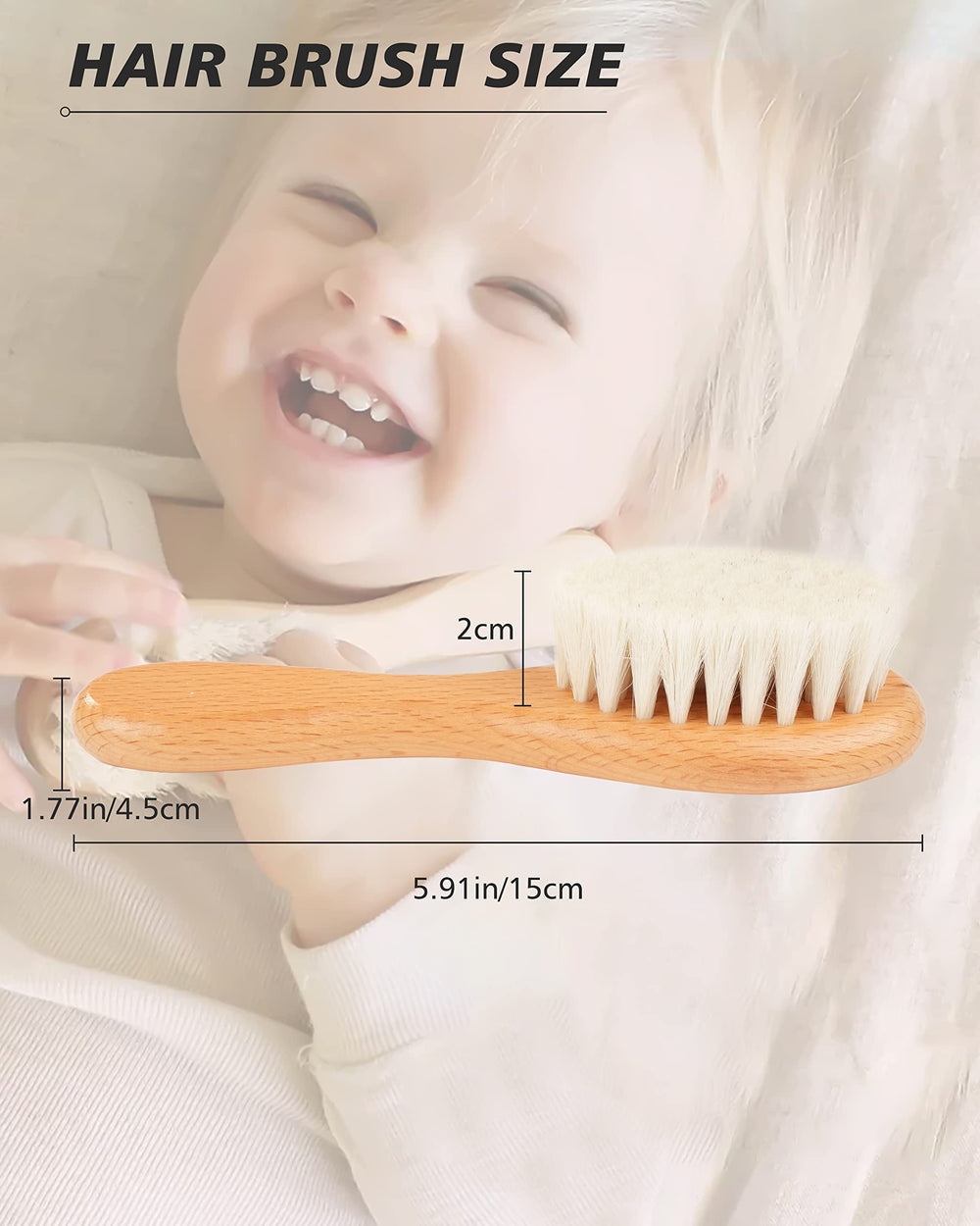 DF DUALFERV gentle scalp massage close-up for calm brushing.