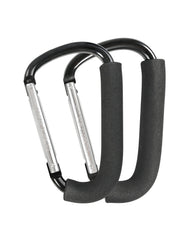 DF DUALFERV stroller hooks 2-pack large clip keeps bags secure during shopping trips
