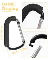 DF DUALFERV hook attached to a cart simplifying bag organization while shopping