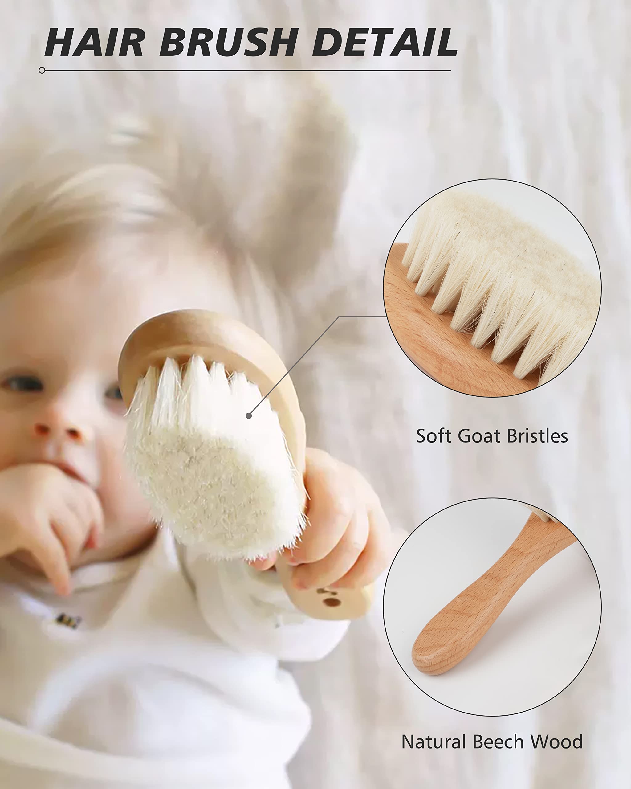 DF DUALFERV wooden-handle brush detail with ergonomic grip.