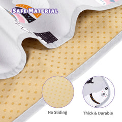 DFHY anti-slip dots keep mat in place during meals.