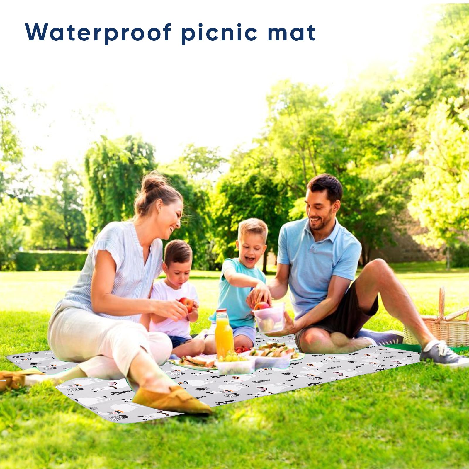 DFHY durable camping ground mat for beach and park adventures