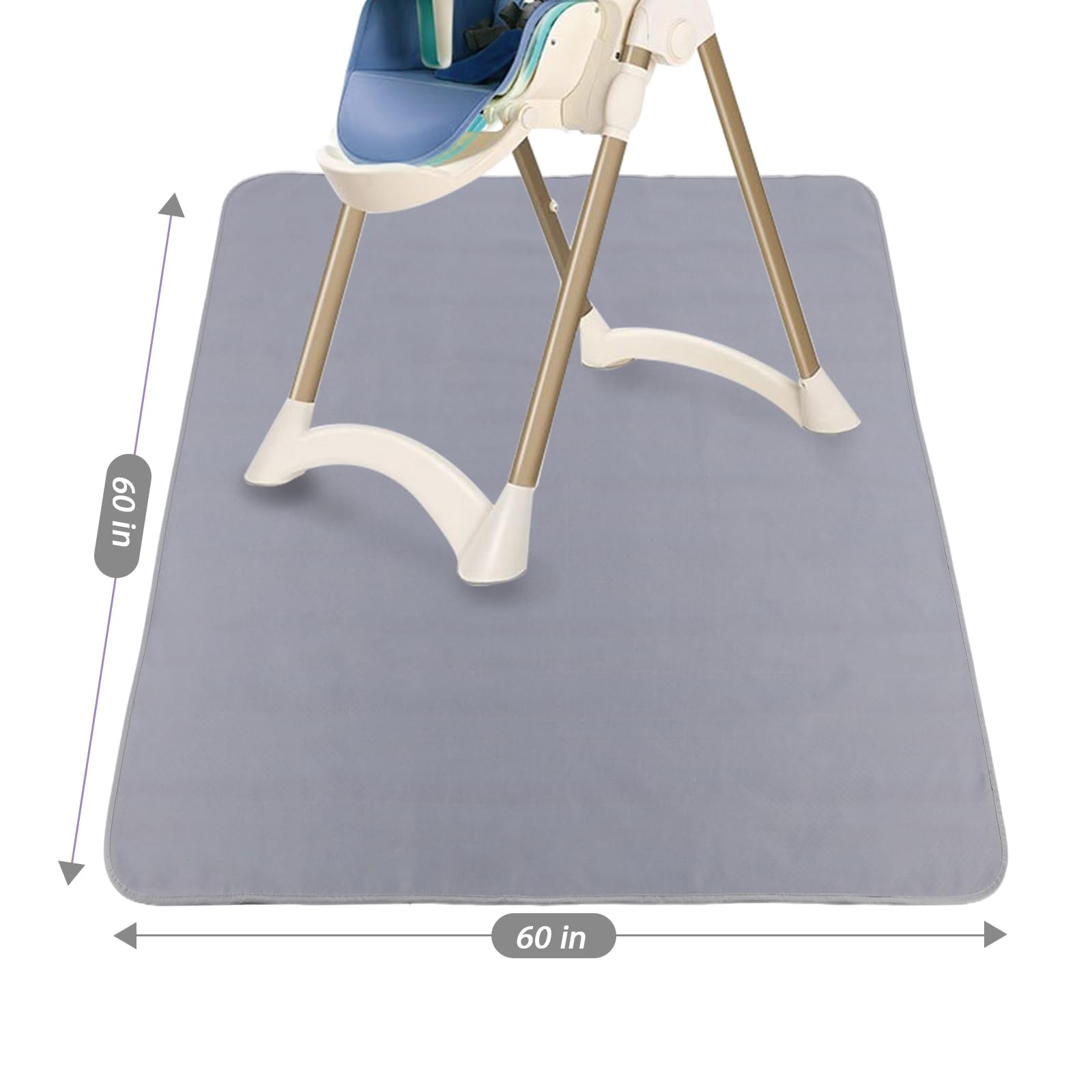 DFHY Splat Mat outdoor picnic setup provides clean protected play surface
