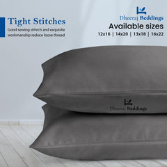 Dheeraj Beddings zipper closure pillow case keeps pillows secure and clean