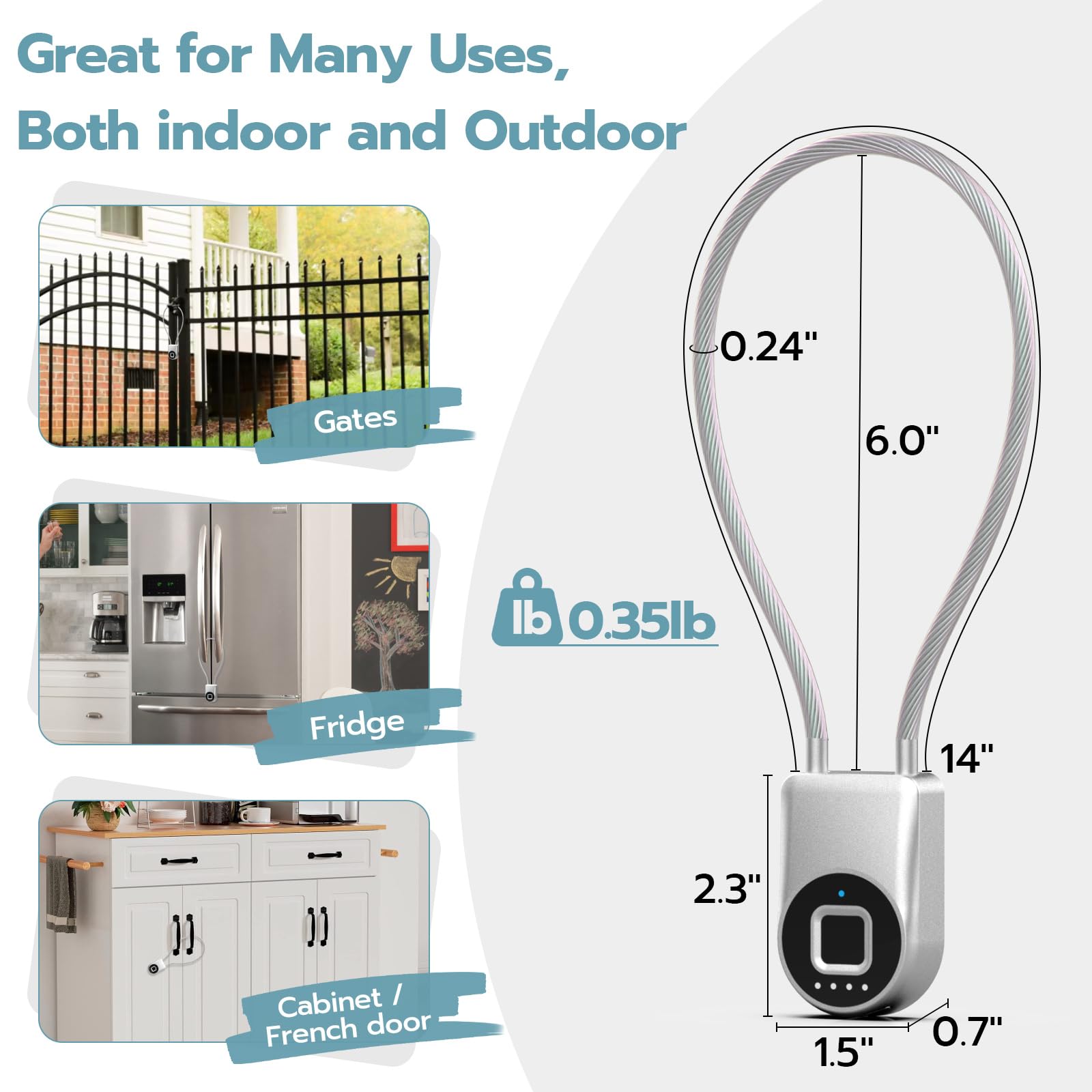 Dhiedas versatile uses fridge cabinet gate for versatile home protection.