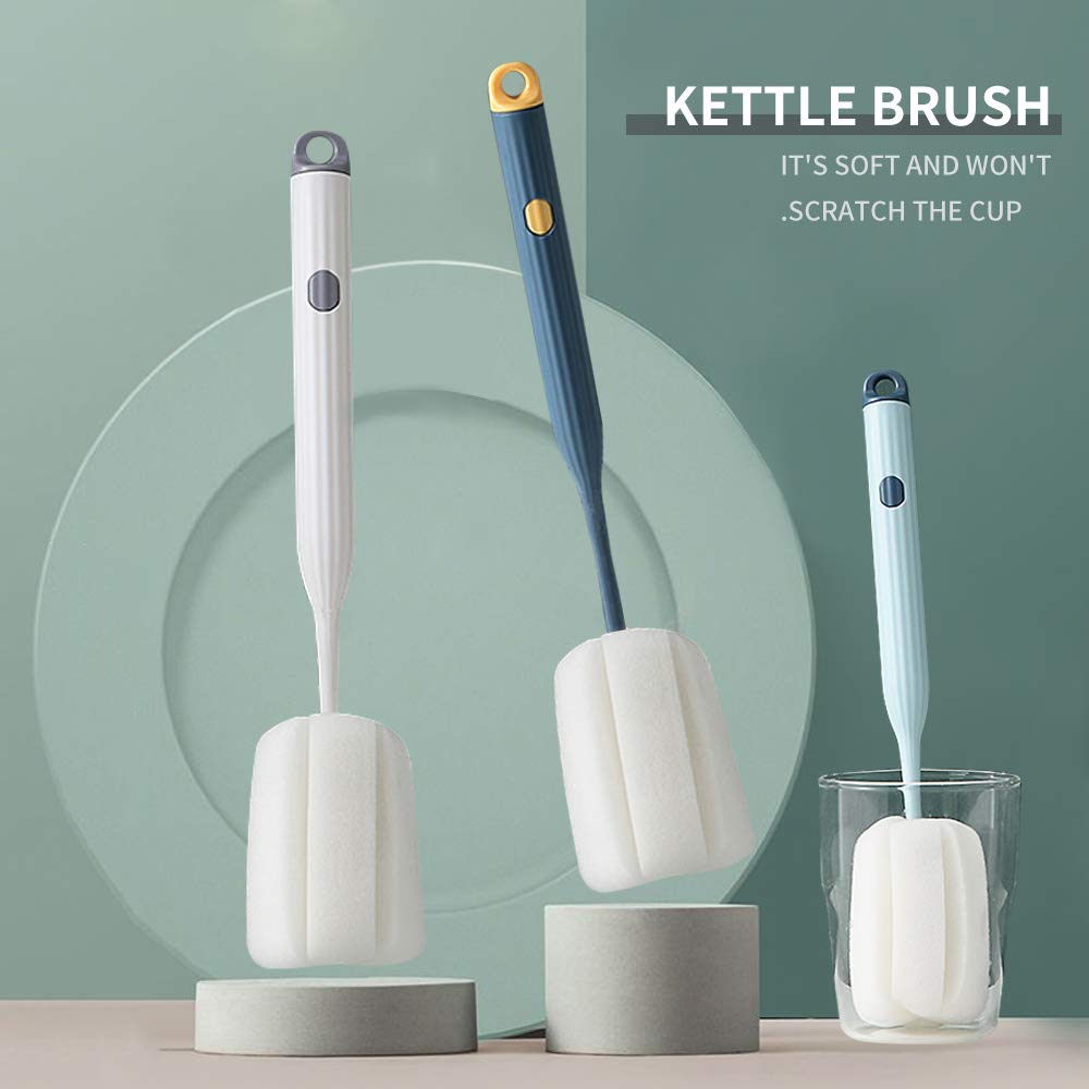 DI QIU REN Bottle Soft Brush porous sponge with strong water absorption for cups.