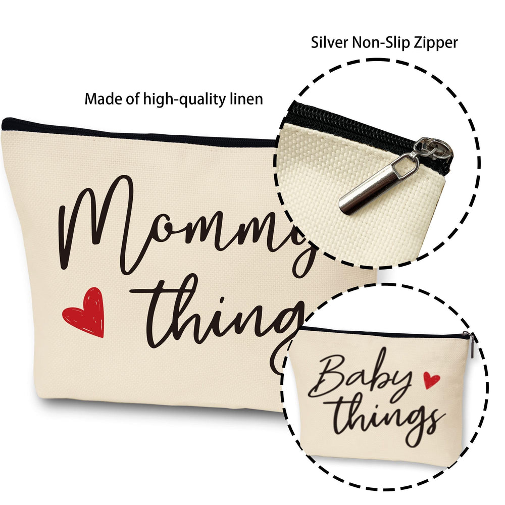 Sahjzk diaper bag accessory pouches ideal for wipes, pacifiers, and small items.