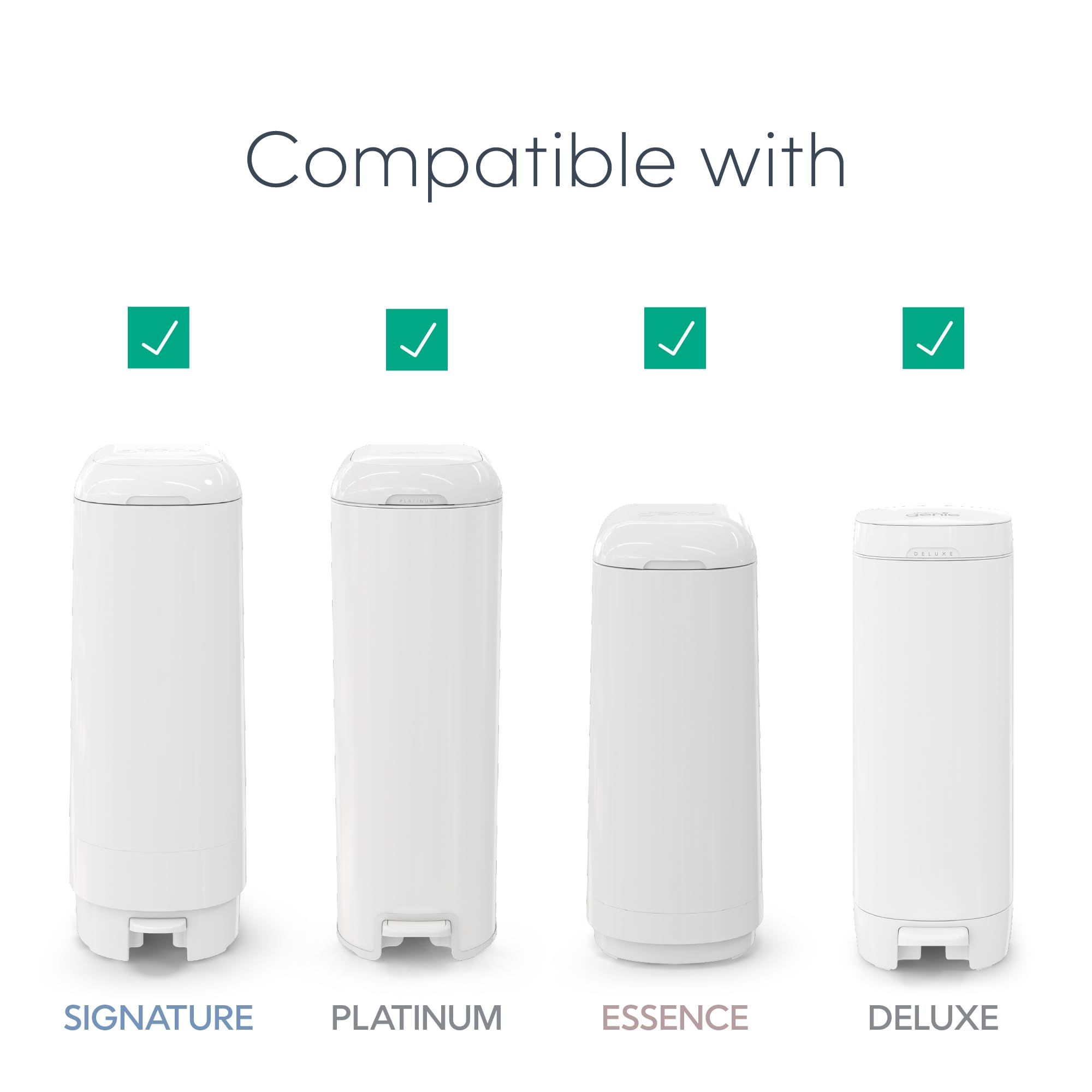 Diaper Genie Easy Roll durable multi-layer film for strong containment.
