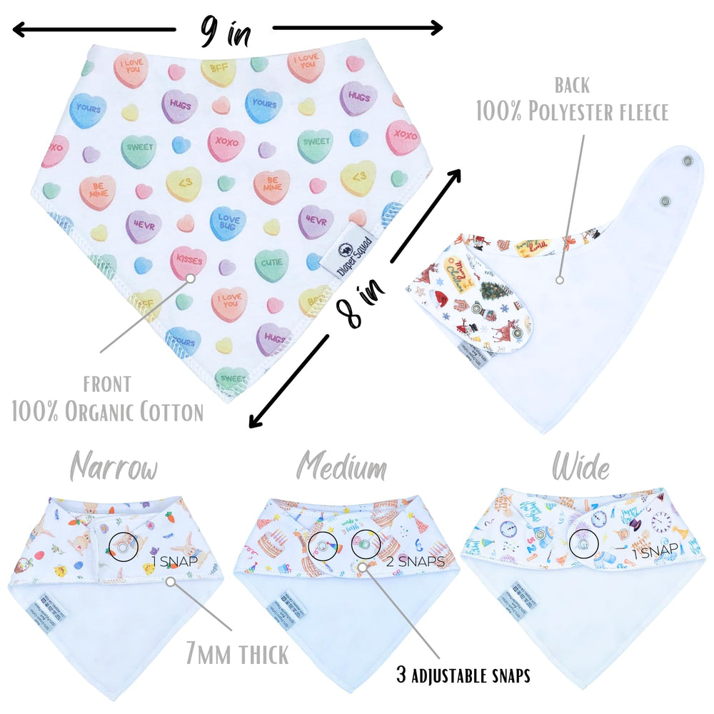 Diaper Squad hypoallergenic materials protect sensitive skin during drool.