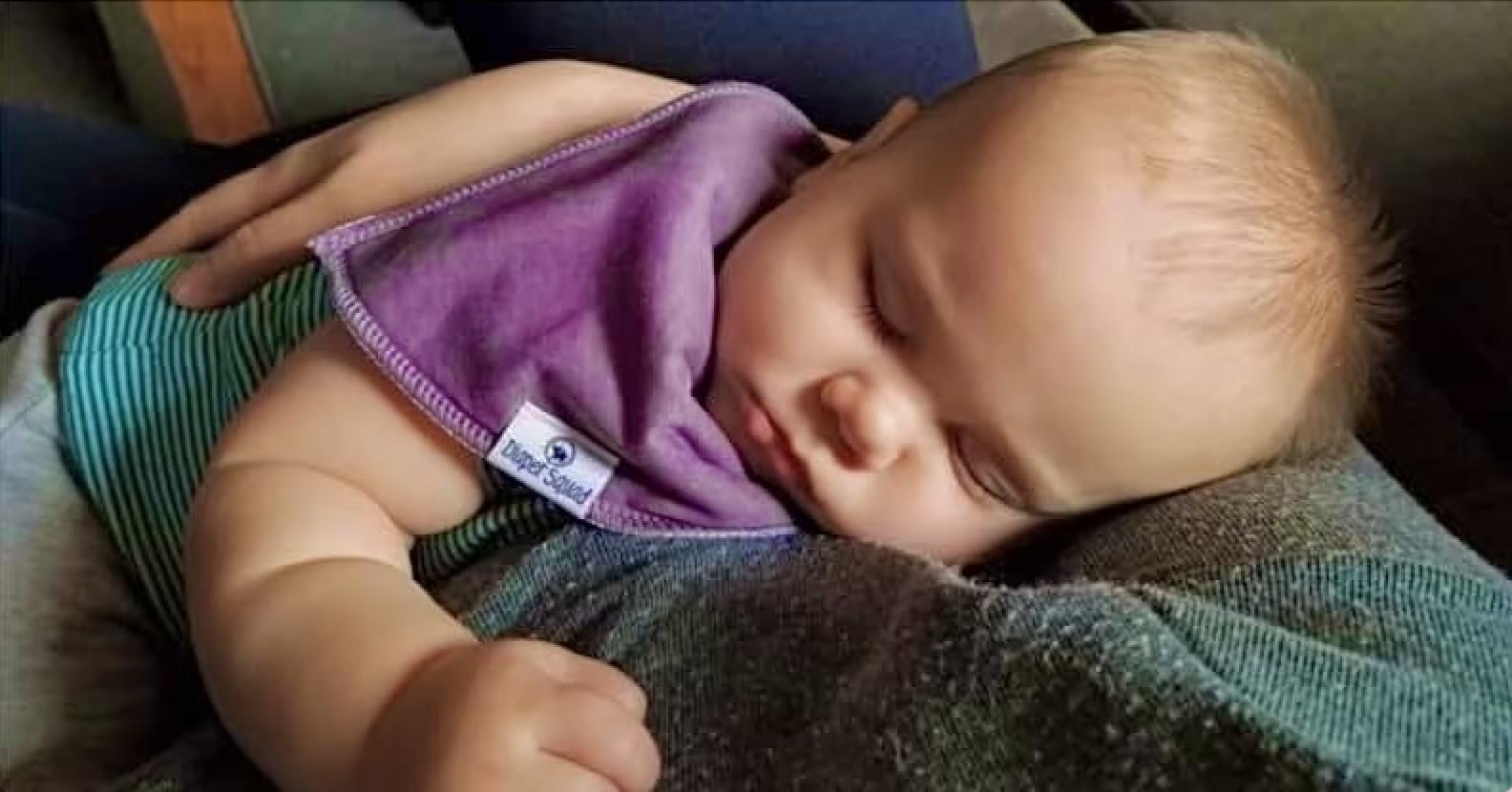 Diaper Squad machine-washable bibs simplify daily cleaning and reuse