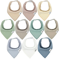Diaper Squad 10-pack bibs drool-teething absorbency for outfits