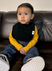 Diaper Squad baby bandana bib drool-absorption highlights comfortable coverage and mess blocking.