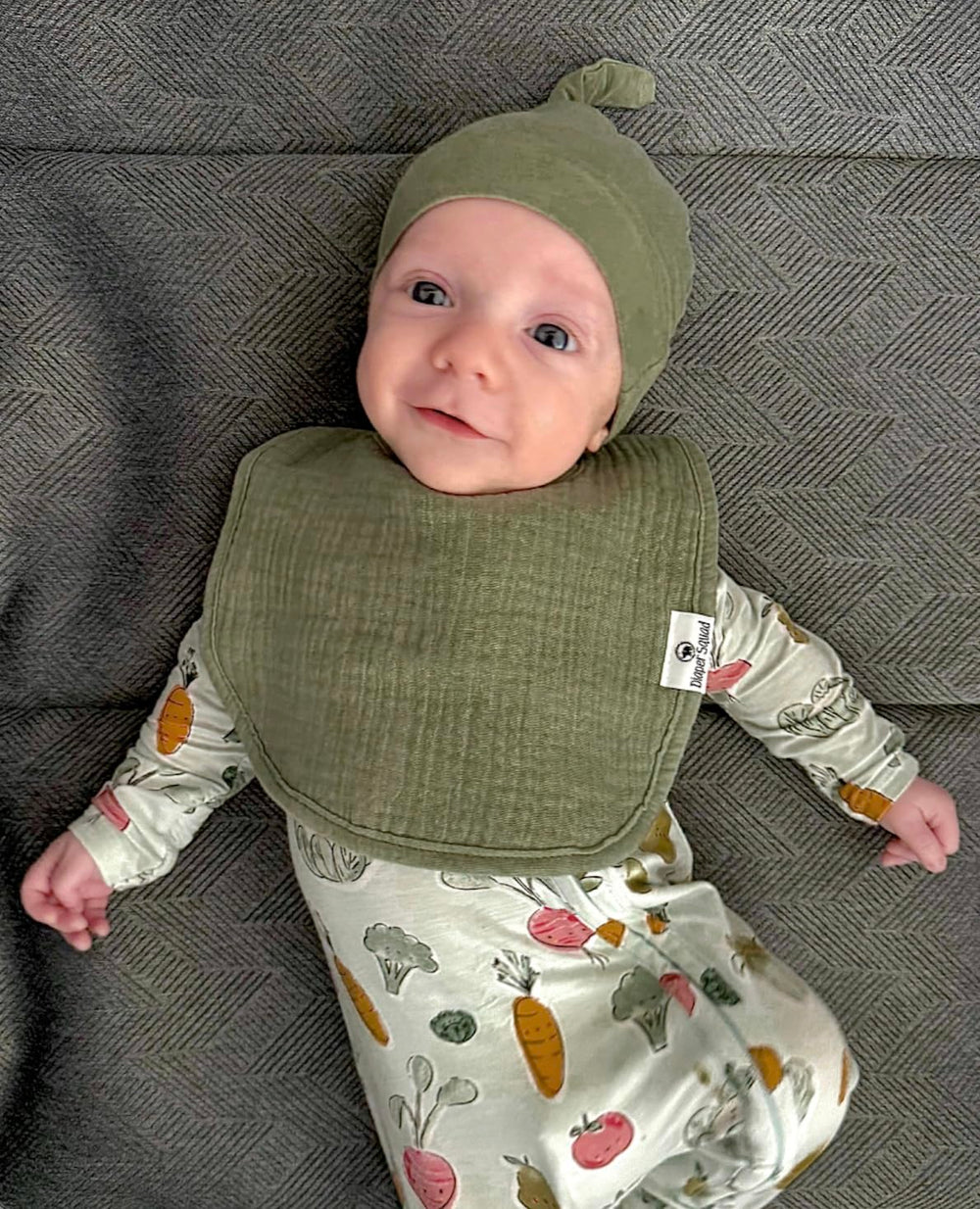 Diaper Squad baby bandana bibs with high absorbency for heavy drool