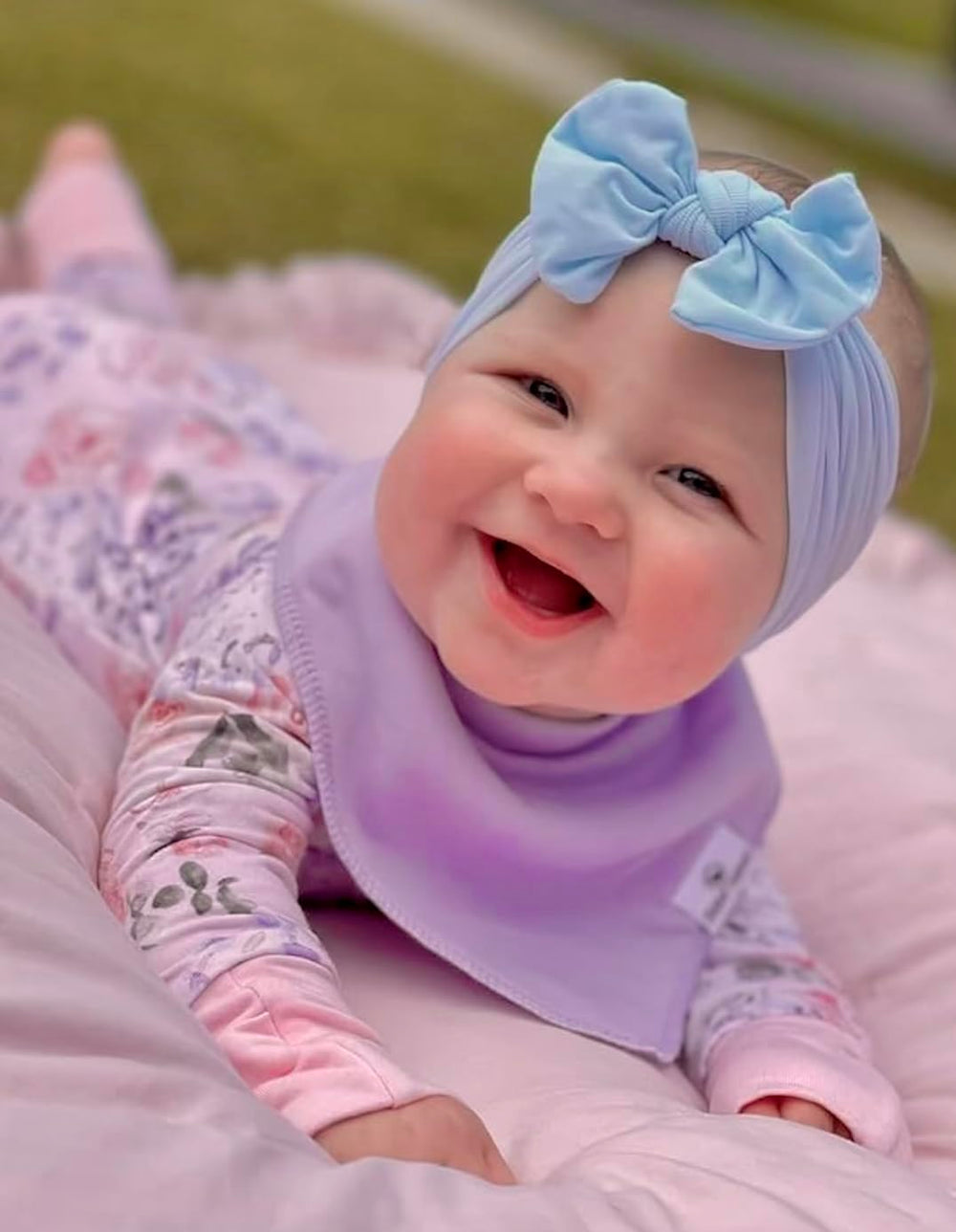 Diaper Squad bibs are machine-washable for easy daily cleaning and quick dry.