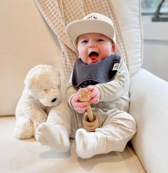 Diaper Squad gift-ready packaging appeals to new parents shopping bibs