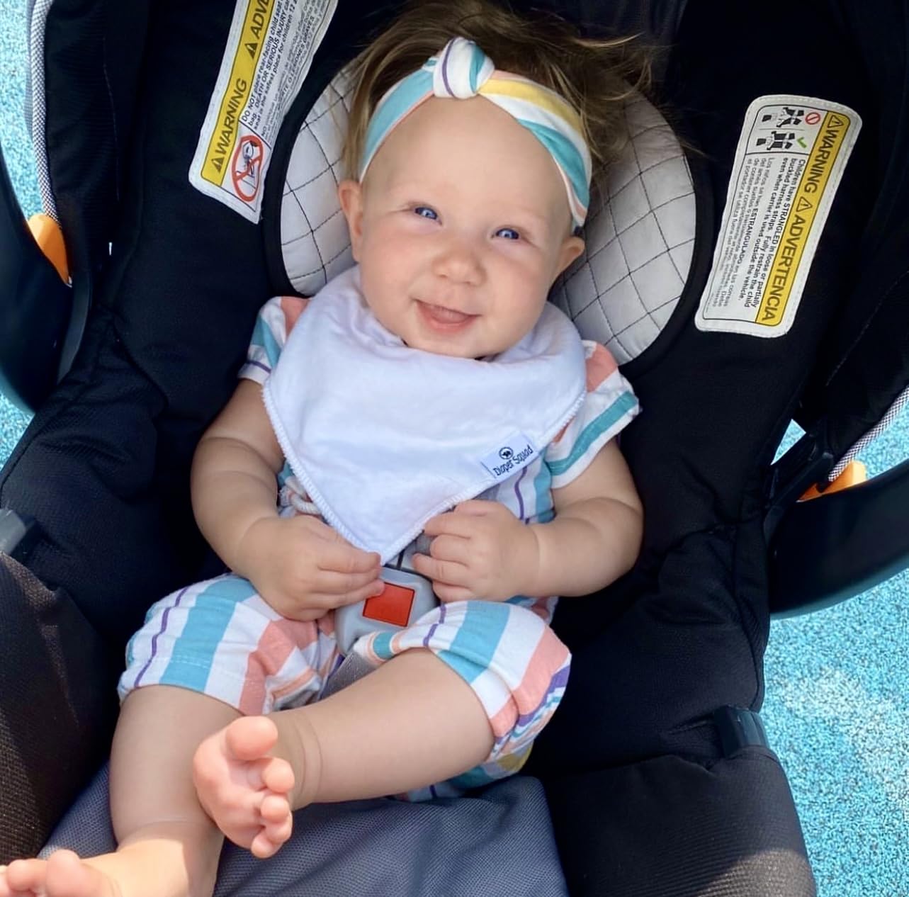 Diaper Squad machine-washable bibs simplify daily cleaning