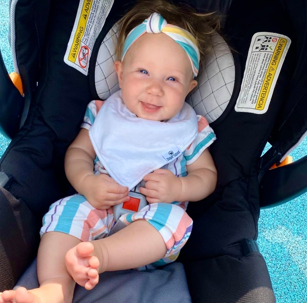 Diaper Squad machine-washable bibs simplify daily cleaning