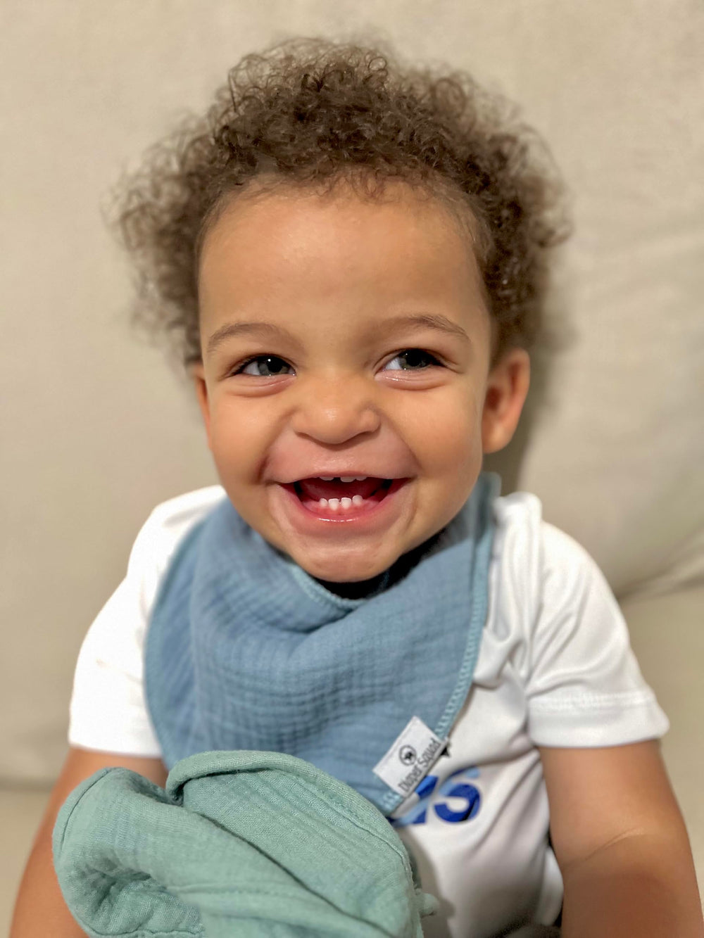Diaper Squad soft absorbent bib with double-layer fabric for leak control.