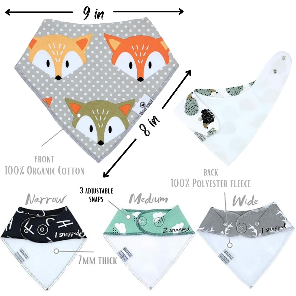 Diaper Squad Woodland soft absorbent fabric keeps baby comfortable and dry.