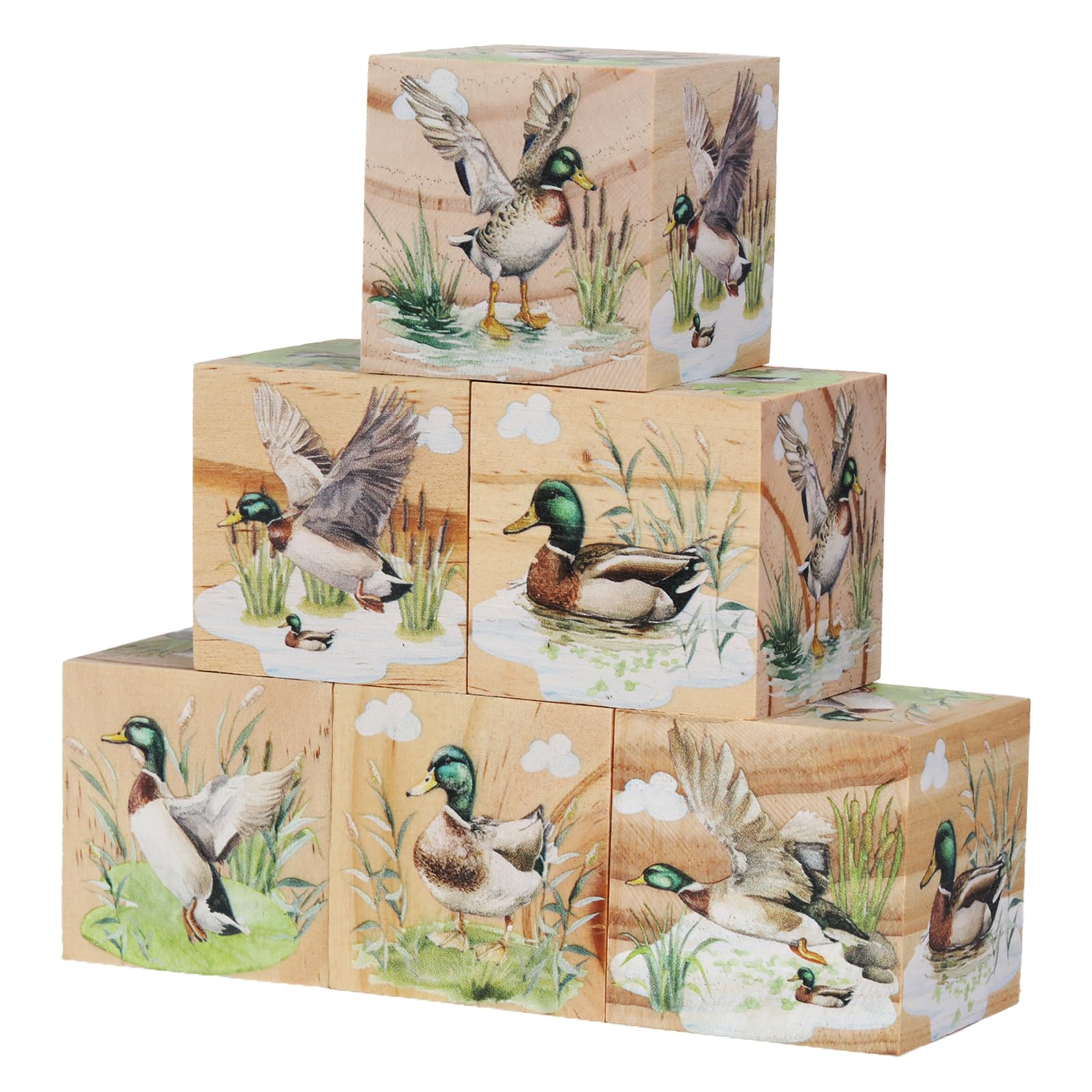 Diartpaint Wild Duck blocks closeup showing nursery decor that sparks imaginative play