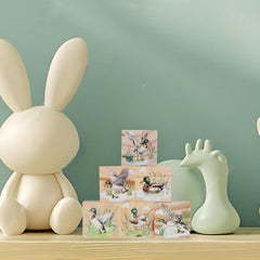 Diartpaint nursery blocks with wild duck motif highlight durable décor