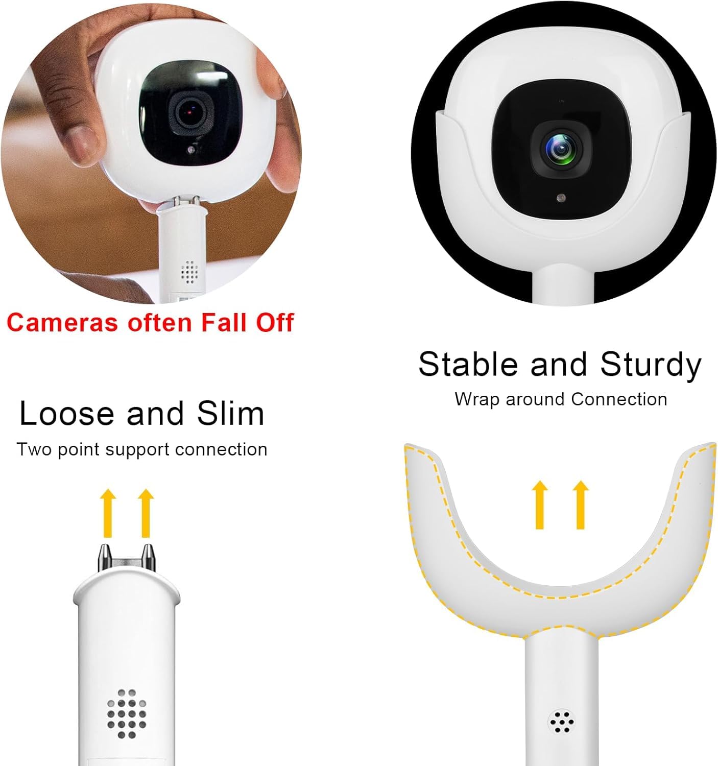 Didalo portable clip mount for Nanit Pro - travel-ready setup
