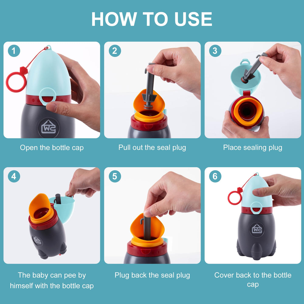 DIJIAMEIYA travel urinal made of PP+PET material for durability and reuse.