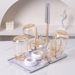 DIJIAMEIYA baby bottle drying rack compact design saves space on countertops for travel