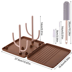 DIJIAMEIYA travel drying rack in compact setup ready for trips